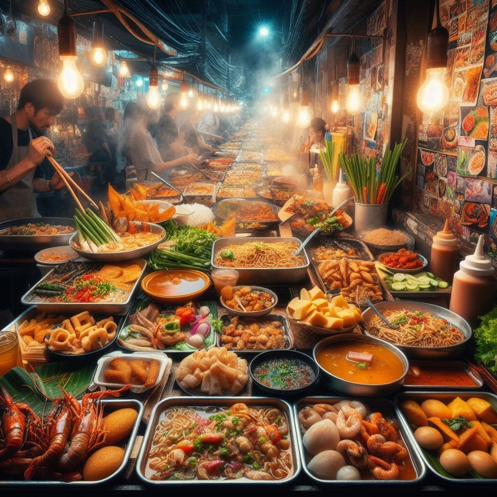 Indulge in the vibrant street food scene, the heartbeat of Thai cuisine. Discover Thailand’s roadside culinary treasures - from fiery noodles to sweet, sticky delights. A guide to authentic flavors that define Thai street gastronomy.